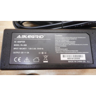 Ablegrid PA-60W AC Adapter PA60W - New No Box