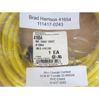 Woodhead Connectivity 111417-0243 Mini Change Cordset 41654