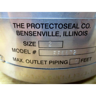 Protectoseal FF6672 Flame Arrestor - Used