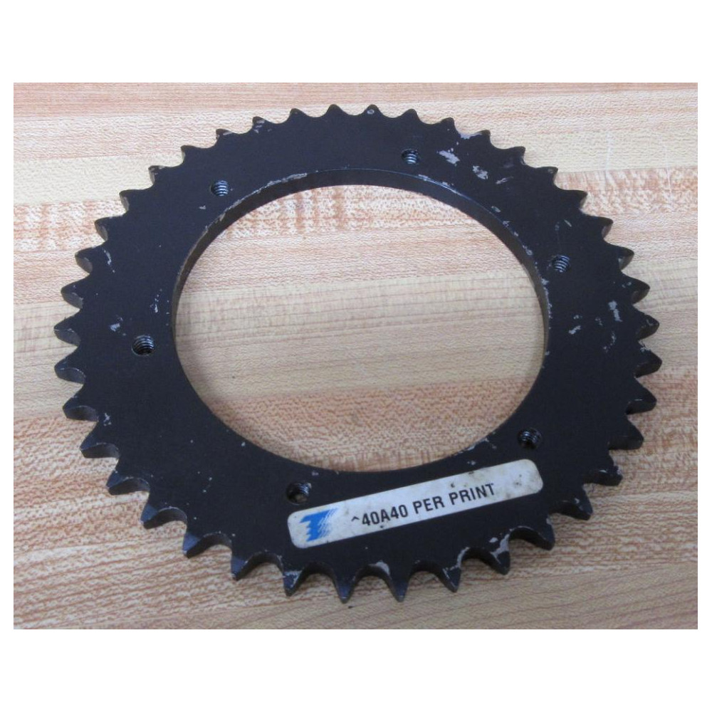 Tsubaki 40A40 Plate Sprocket - New No Box