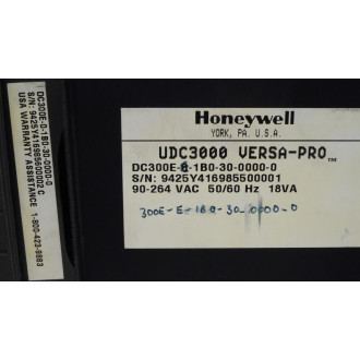 Honeywell UDC3000 Temperature Controller VERSA-PRO Enclosure Only - Used