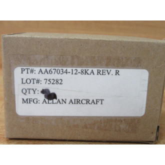 Allan Aircraft AA67034-12-8KA Tube End Reducer AA67034128KA (Pack of 2)