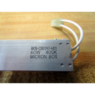 Micron BK0-CB0197-H01 Resistor BK0CB0197H01 80S - Used