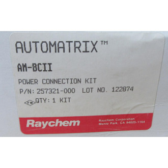 Raychem Automatrix 257321-0000 Power Connection Kit AM-BCII