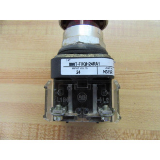 Allen Bradley 800T-FXQH24RA1 Push Button 800T-FXQH24RA1 - Used