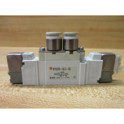 SMC SY5220-5LZ-C8 Solenoid Valve SY52205LZC8 Missing End Piece - New No Box