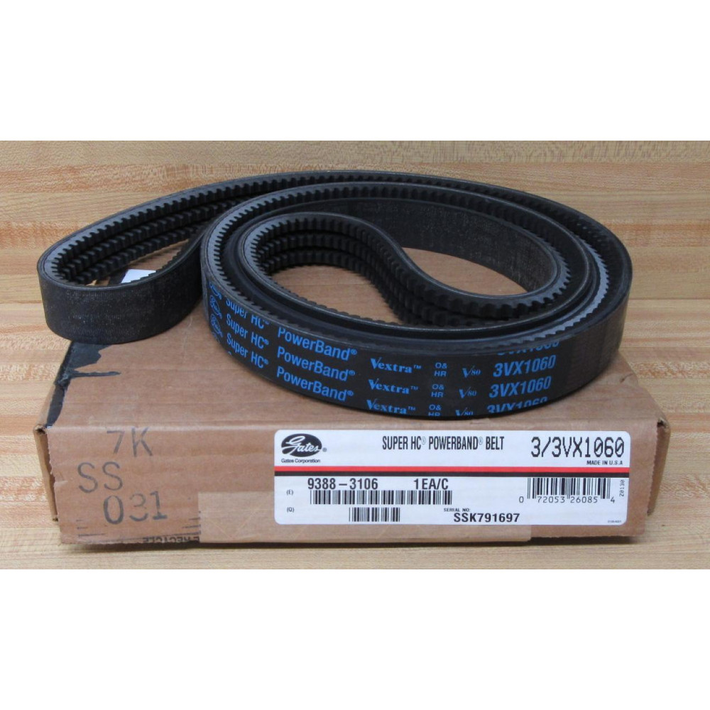Gates 9388-3106 Belt 33VX1060