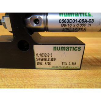 Numatics SH05606LB16DS4 Cylinder Assy. YL-853252-3 - Used