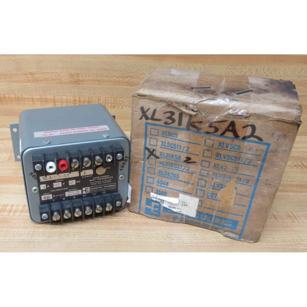 Scientific Columbus XL31K5A2 Watt Transducer