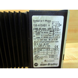 Allen Bradley 156-A15AB1 Solid State Contactor 156A15AB1 - Used