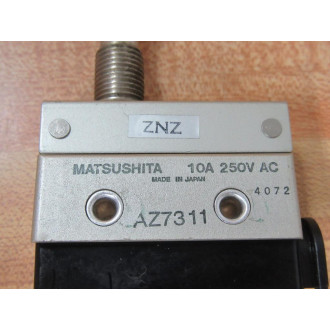 Matsushita AZ7311 Limit Switch 10A 250VAC wo Rubber Boot (Pack of 3) - Used