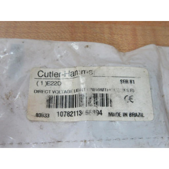 Cutler Hammer E22D Eaton Lamp Contact
