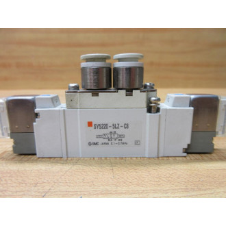 SMC SY5220-5LZ-C8 Solenoid Valve SY52205LZC8 - New No Box