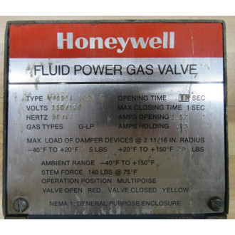 Honeywell V4055A 1031 3 Gas Valve V4055A10313 - Used