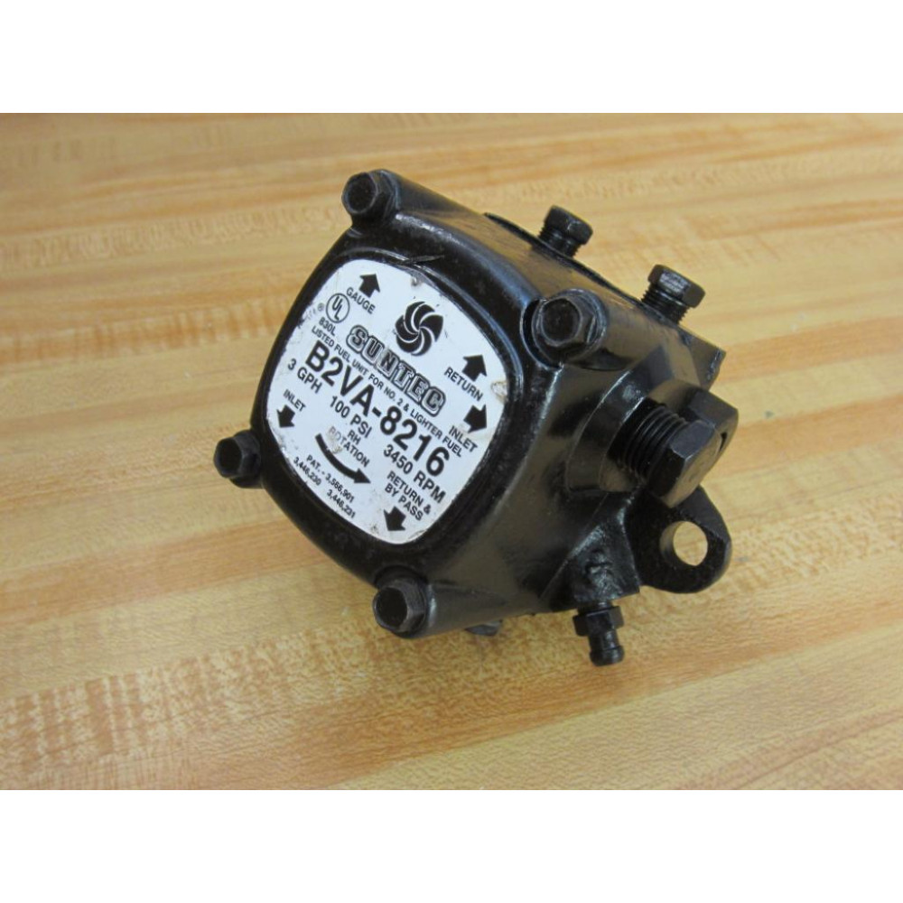 Suntec B2VA-8216 Oil Pump B2VA8216 - Used Suntec B2VA-8216 Oil Pump B2VA8216 - Used