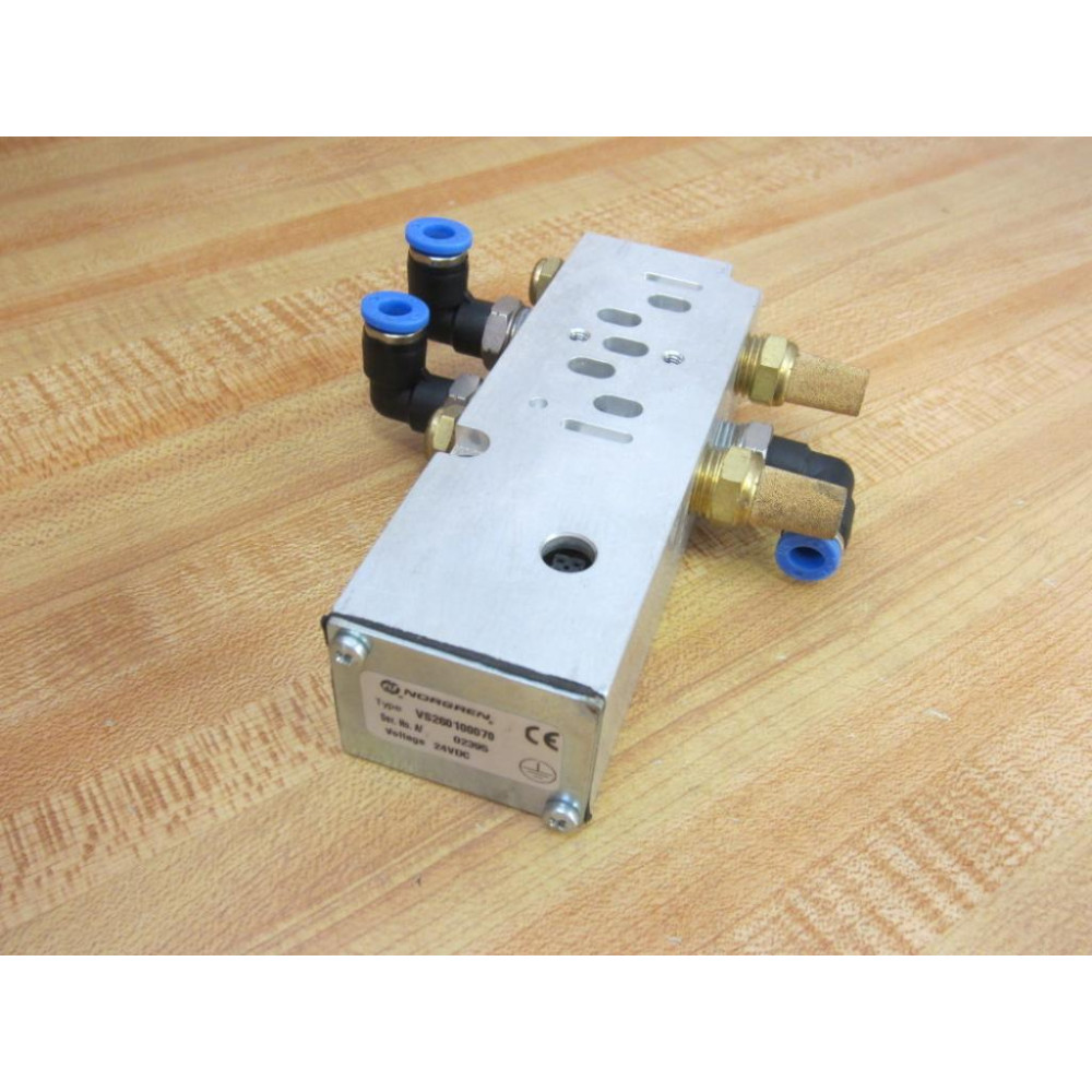 Norgren VS2672511-RG00 Single Sub-Base Valve VS260100070 - Used Norgren VS2672511-RG00 Single Sub-Base Valve VS260100070 - Used