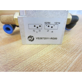 Norgren VS2672511-RG00 Single Sub-Base Valve VS260100070 - Used