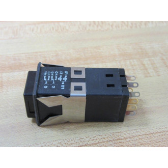 Dialight 554-6221-411 Pushbutton Switch 5546221411 WhiteTest - New No Box