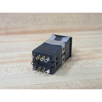 Dialight 554-6221-411 Pushbutton Switch 5546221411 Amber SystemAC Off - New No Box