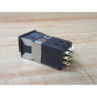 Dialight 554-6221-411 Pushbutton Switch 5546221411 Red SystemAC On - New No Box