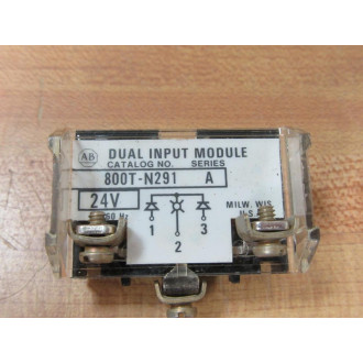 Allen Bradley 800T-N291 Dual Input Module 800TN291 - New No Box