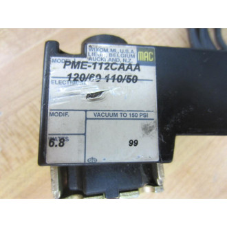 MAC PME-112CAAA Solenoid Valve PME112CAAA - Used