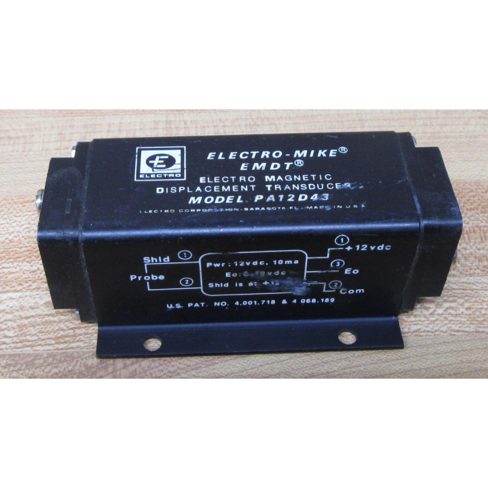 Electro-Mike PA12D43 Transducer - Used