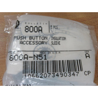 Allen Bradley 800A-N51 Insulation Sleeve 9 Packs of 5