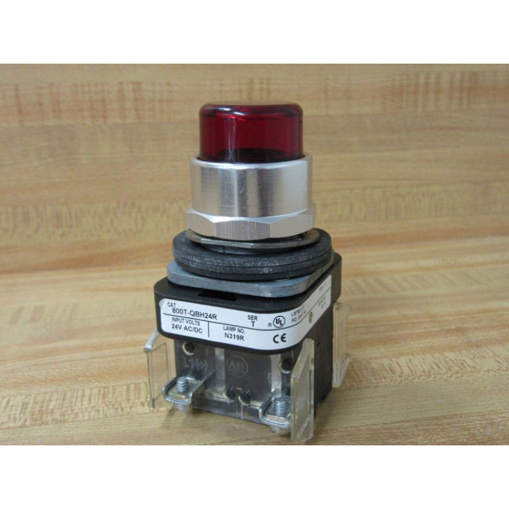 Allen Bradley 800T-QBH24R Red Button 800TQBH24R - New No Box