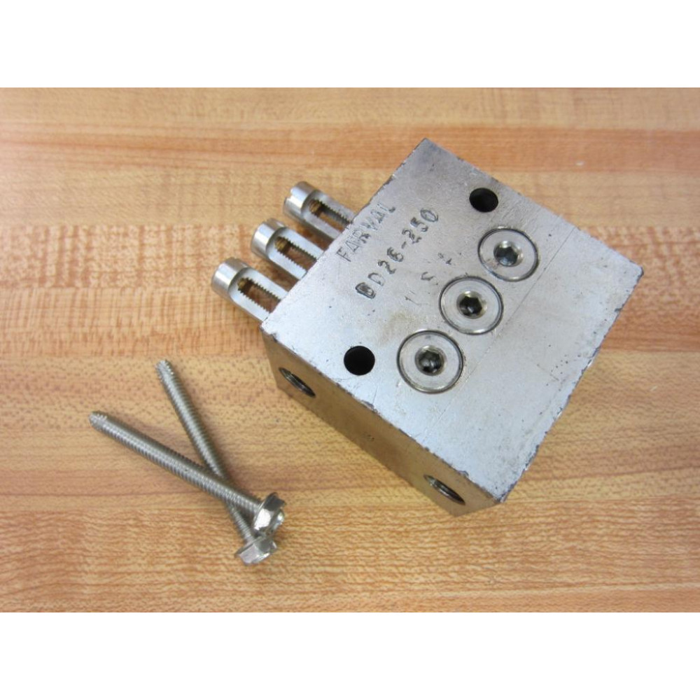 Bijur Delimon DD26-250 Farval Dual-Line Valve DD26250 - Used Bijur Delimon DD26-250 Farval Dual-Line Valve DD26250 - Used