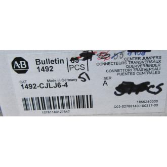 Allen Bradley 1492-CJLJ6-4 Center Jumper 1492CJLJ64 (Pack of 51)