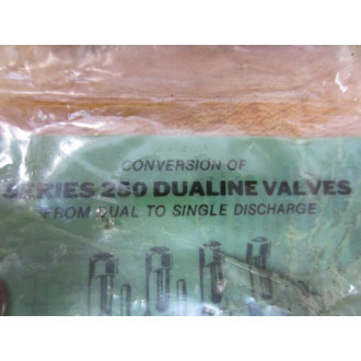 Farval DD54-250 Dual Line Manifold Distribution Valve DD54250 wConv.Kit - Used