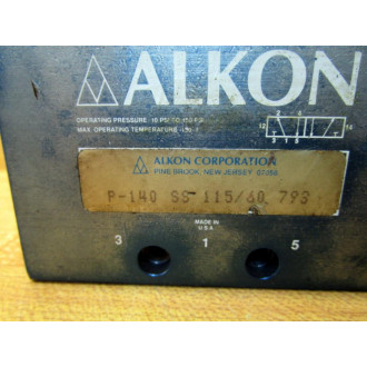 Alkon P-140 SS 11560 Valve P-140 SS 11560 793 Cracked Housing - Used Alkon P-140 SS 11560 Valve P-140 SS 11560 793 Cracked Housing - Used