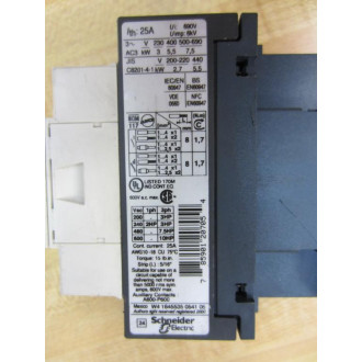 Telemecanique LC1D12-M7 TeSys D 3P Contactor LC1D12M7 - Used