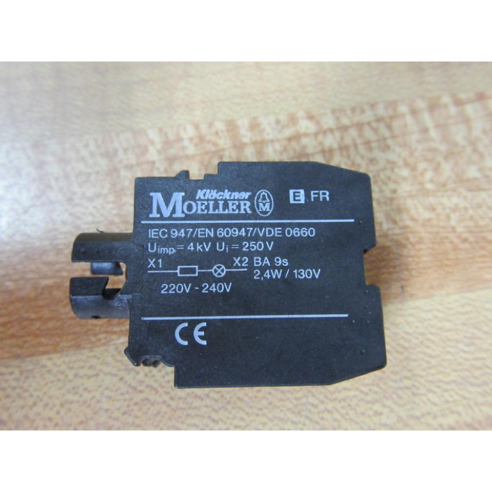 KlocknerMoeller EFR Lamp Socket Element - New No Box KlocknerMoeller EFR Lamp Socket Element - New No Box