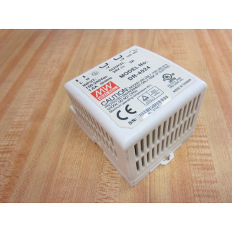 MW DR-4524 ACDC Industrial DIN Rail Power Supply DR4524 - Used