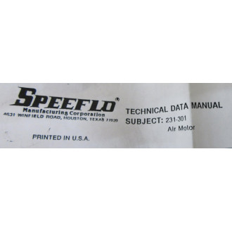 Speedflo 231-051 Service Kit 231051
