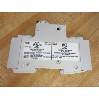 Siemens 5SJ4102-7HG41 2A Mini.Circuit Breaker 5SJ41027HG41 (Pack of 2) - Used