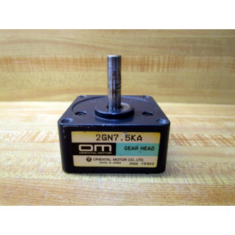 Oriental Motor 2GN7.5KA Gear Head 2GN75KA - Used