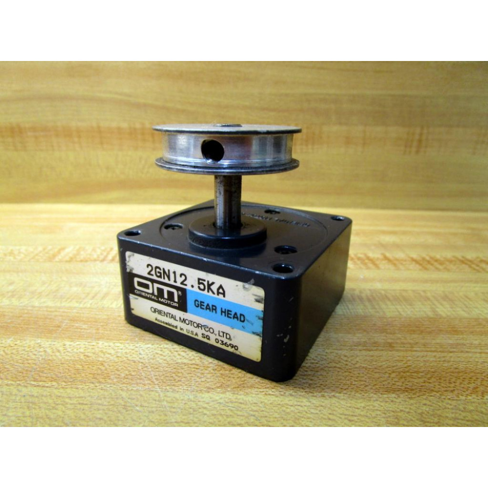 Oriental Motor 2GN12.5KA Gear Head 2GN125KA No Screws - Used