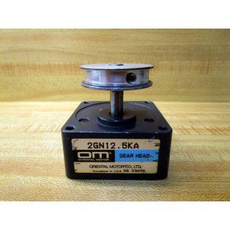 Oriental Motor 2GN12.5KA Gear Head 2GN125KA No Screws - Used