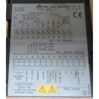 Red Lion Controls IMD10162 Voltage Meter - Used