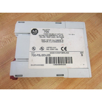 Allen Bradley 700-FSJ3DU23 FSJ3 Timing Relay 700FSJ3DU23 - Used