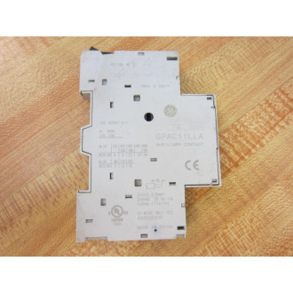 General Electric GPAC11LLA GE Auxiliary Contact - Used