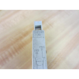 General Electric GPAC11LLA GE Auxiliary Contact - Used