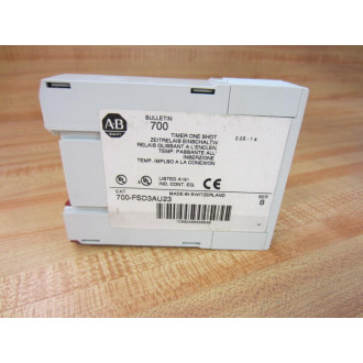 Allen Bradley 700-FSD3AU23 FSD3 Timing Relay 700FSD3AU23 - Used