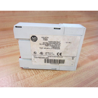 Allen Bradley 700-FSD3DU23 FSD3 Timing Relay 700FSD3DU23 - Used