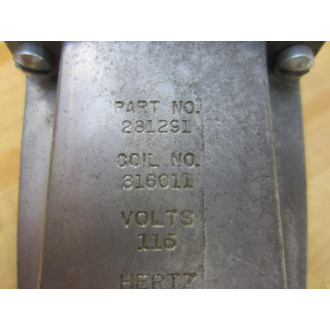 Vickers Eaton 281291 Double Solenoid Pilot Valve 816011 - Used