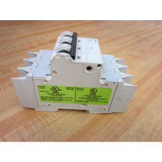 Siemens 5SJ4304-7HG42 3P 4A Circuit Breaker 5SJ43047HG42 - Used