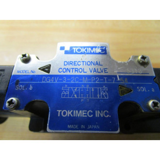 Tokimec DG4V-3-2C-M-P2-T-7-54 Directional Control Valve DG4V32CMP2T754 - Used